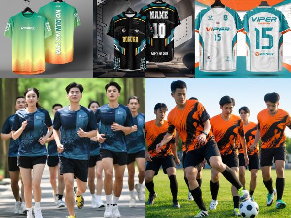 เสื้อกีฬา พร้อมพิมพ์ลาย และ รับสั่งทำ เสื้อกีฬาพิมพ์ลาย เสื้อวิ่ง เสื้อกีฬาสี เสื้อบอลพิมพ์ลาย เสื้อทีมแข่งขันกีฬาทุกประเภทกีฬาทุกประเภท