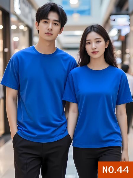 เสื้อยืดสีน้ำเงินคอกลม และ คอวี เสื้อเปล่าไม่มีสกรีนขายส่งเสื้อยืดราคาส่งเริ่มต้นที่60บาท โปรโมชั่น ลดราคาพิเศษ เสื้อยืดราคาถูกสุดจากโรงงานของเรา