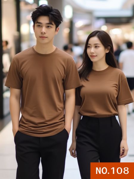 ขายส่งเสื้อยืดสีน้ำตาลนคอกลม และ คอวี เสื้อเปล่าไม่มีสกรีนราคาส่งเริ่มต้นที่60บาท โปรโมชั่น ลดราคาพิเศษ เสื้อยืดราคาถูกสุดจากโรงงานของเรา