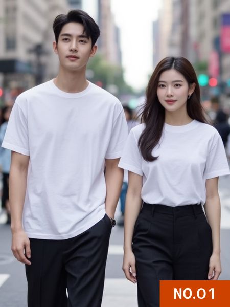ขายส่งเสื้อยืดสีขาวนคอกลม และ คอวี เสื้อเปล่าไม่มีสกรีนราคาส่งเริ่มต้นที่60บาท โปรโมชั่น ลดราคาพิเศษ เสื้อยืดราคาถูกสุดจากโรงงานของเรา