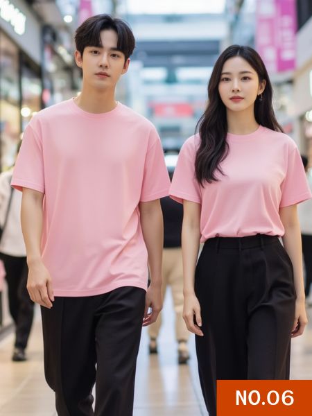ขายส่งเสื้อยืดสีชมพูอ่อนคอกลม และ คอวี เสื้อเปล่าไม่มีสกรีนราคาส่งเริ่มต้นที่60บาท โปรโมชั่น ลดราคาพิเศษ เสื้อยืดราคาถูกสุดจากโรงงานของเรา