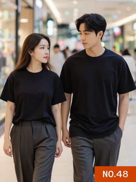ขายส่งเสื้อยืดสีดำนคอกลม และ คอวี เสื้อเปล่าไม่มีสกรีนราคาส่งเริ่มต้นที่60บาท โปรโมชั่น ลดราคาพิเศษ เสื้อยืดราคาถูกสุดจากโรงงานของเรา