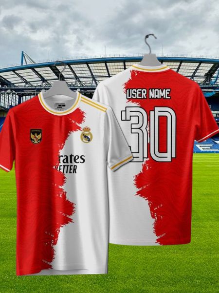 เสื้อยืดคอกลมพิมพ์ลายทั้งตัวแบบที่8