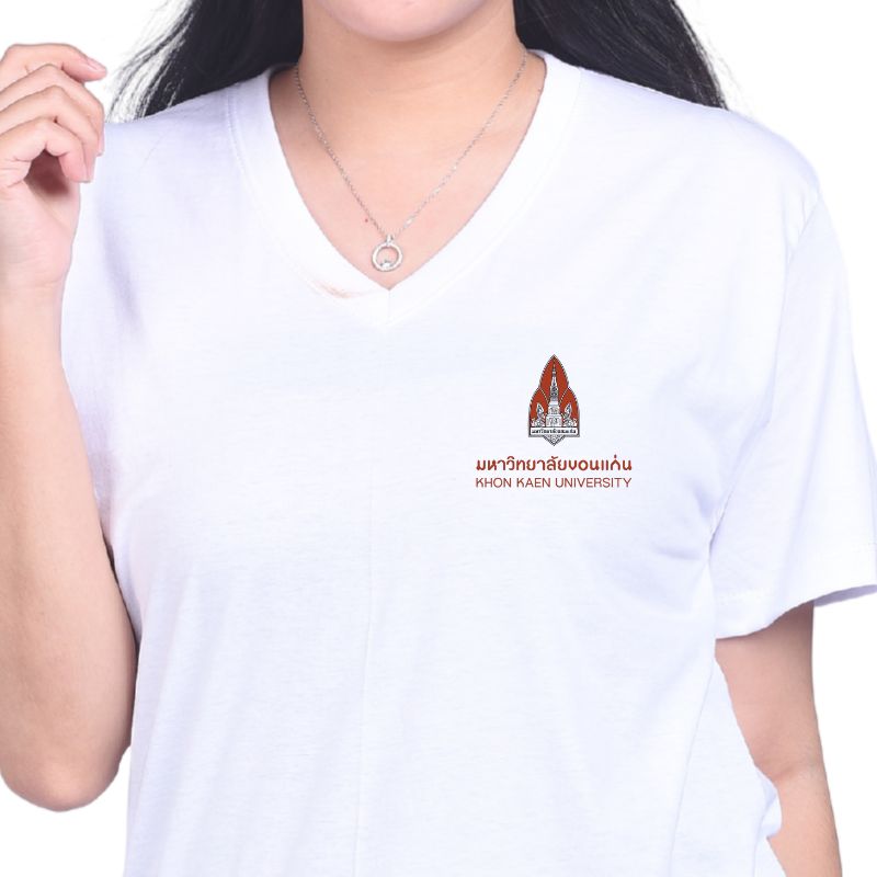 เสื้อยืดสีขาวสกรีน รูปถาพ แบบที่ 8